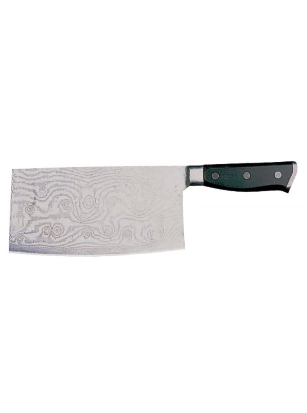 Maestro Wu A3 A6 Damascus Chinese Cleaver Set