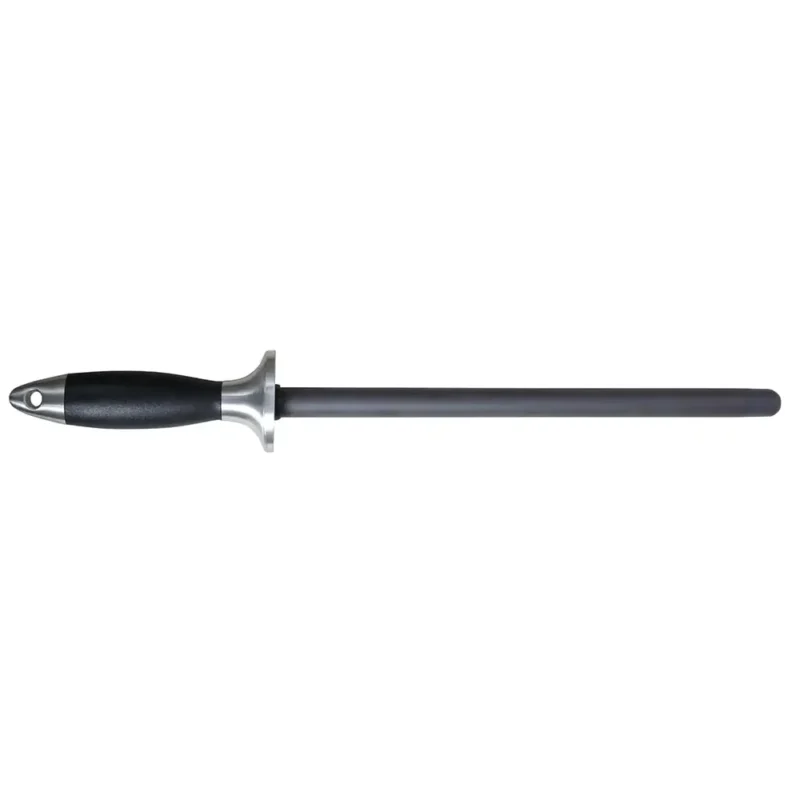 Jende Black Ceramic Sharpening Steel - Honing Steel Rod