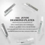 1x6 Jende Diamond Sharpening Stone Plates Available in 80, 120, 300, 600 & 1,200 grits