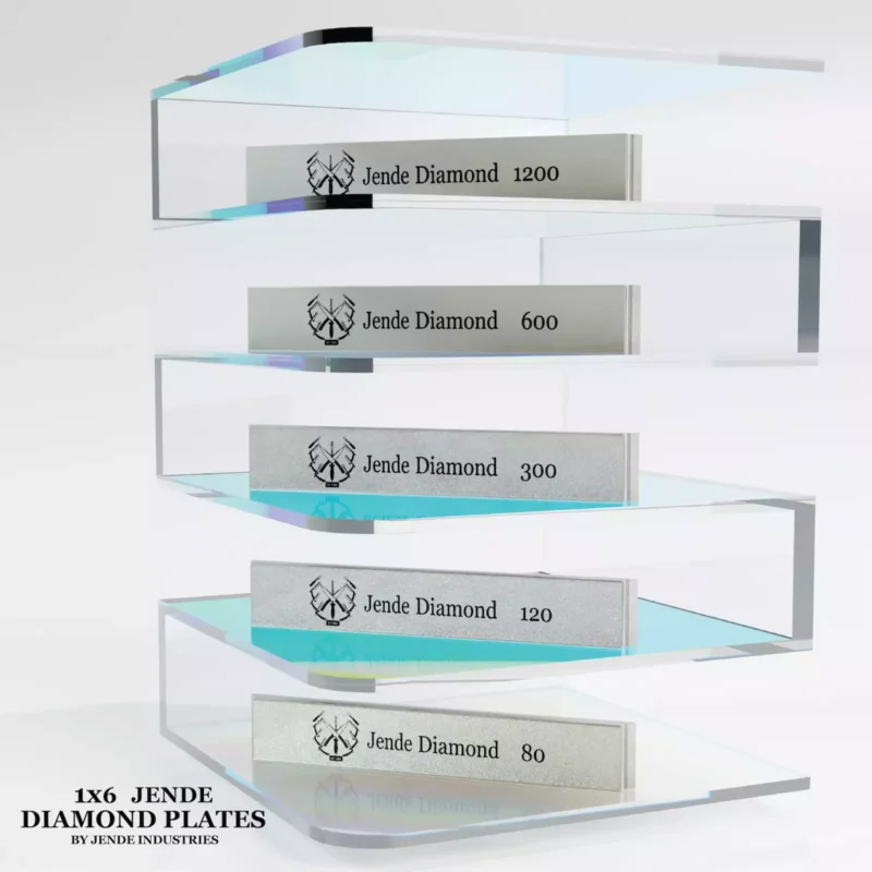 1×6 Jende Diamond Sharpening Stone Plates Premium quality