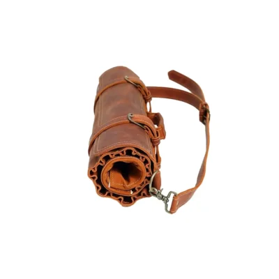 Jende Leather Sushi Knife Roll Bag - For Long Knives