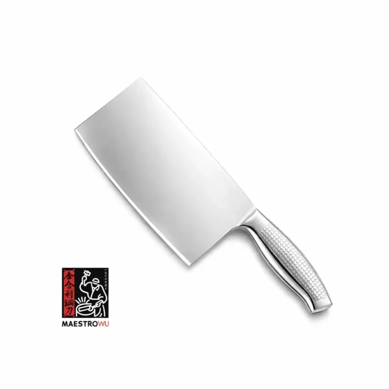 Maestro Wu Large Chinese Slicing Cleaver - Steel Handle Knife F11