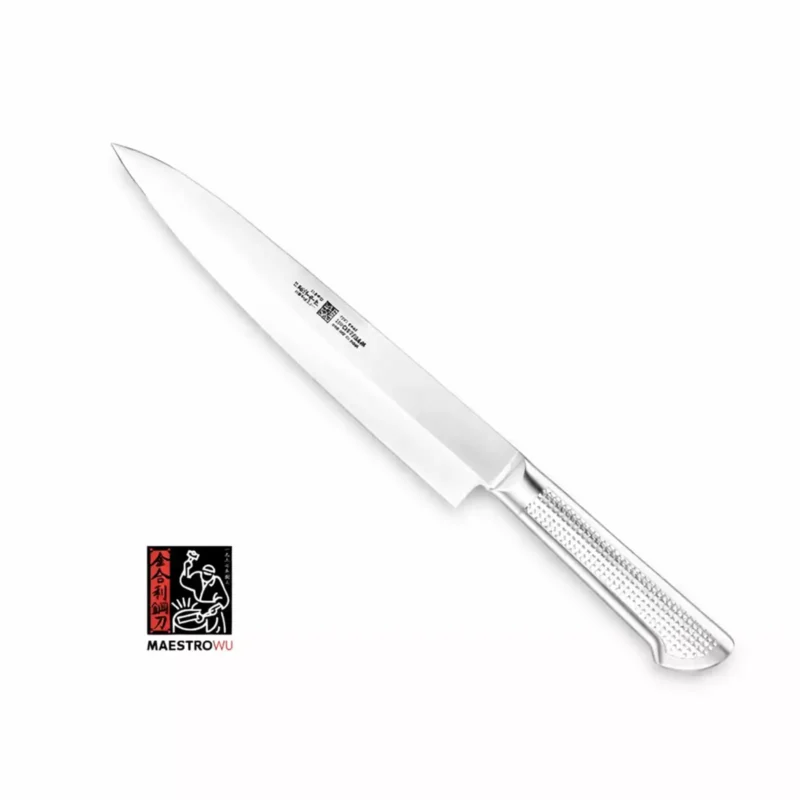 Maestro Wu Yanagiba Sashimi Knife - 9" with Steel Handle (F-13)
