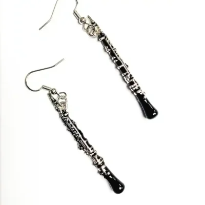 Oboe Earrings - Music Jewelry