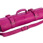 Jende Pink Knife Bag, Heavy Duty Chef Knife Roll Bag