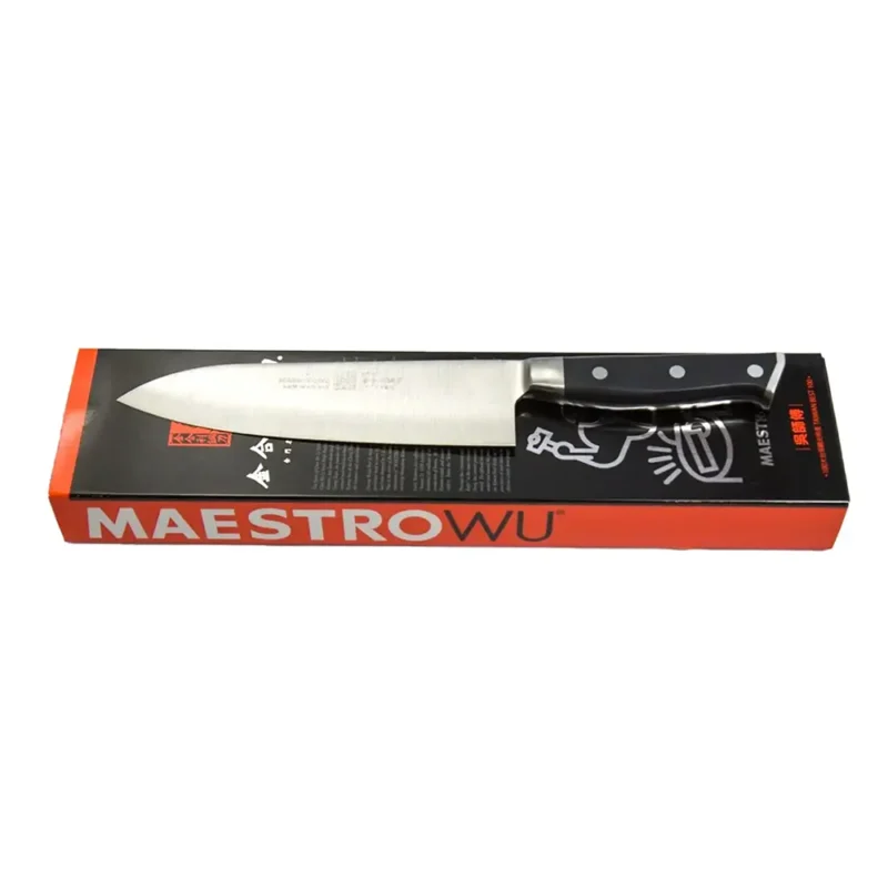 Maestro Wu 7" Bombshell Steel Chef Knife - All Purpose Kitchen Knife