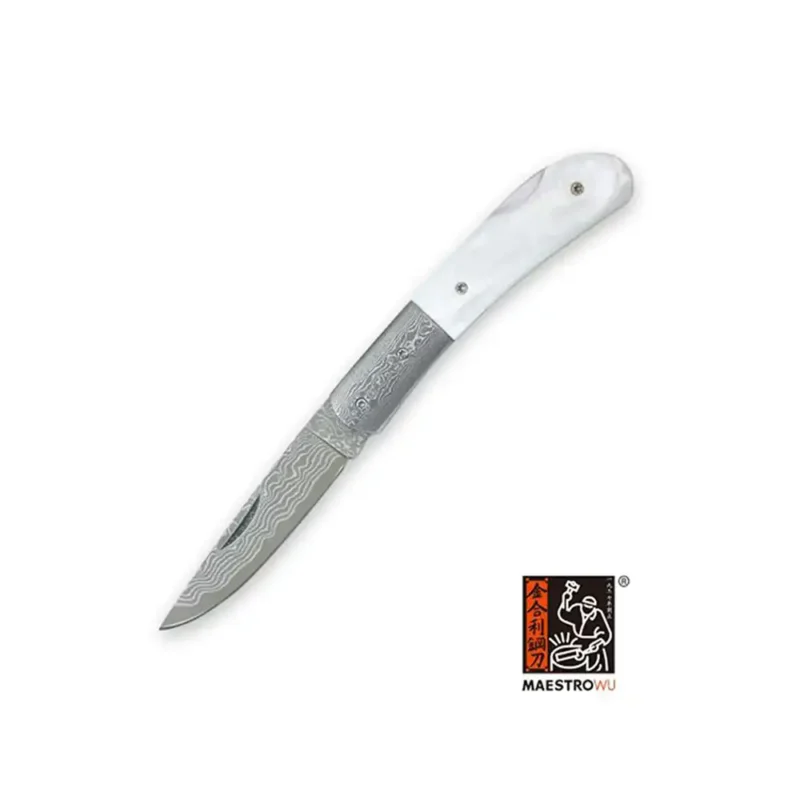 Maestro Wu 2.5" Damascus Folding Pocket Knife