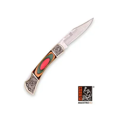 Maestro Wu B17 Damascus Pocket Folding Knife