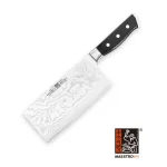 Maestro Wu Medium Chinese Slicer (A-10) - Damascus Steel