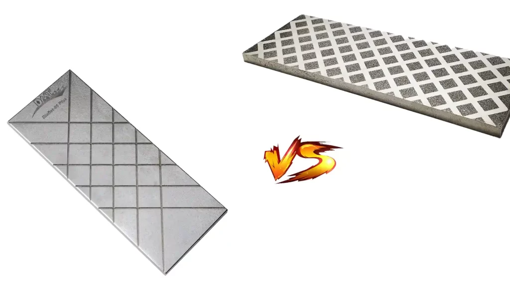 10x4 Jende Diamond Lapping Plate Vs DMT Dia-Flat 95 Plus Plate