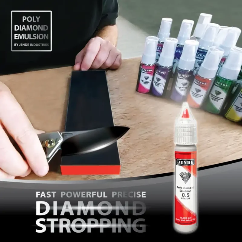 Jende Poly Diamond Stropping Emulsion - 0.5 Micron 7ml How to