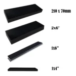 12 Micron Jende Nanocloth Bench Strop (Black) - Knife Sharpening Strop