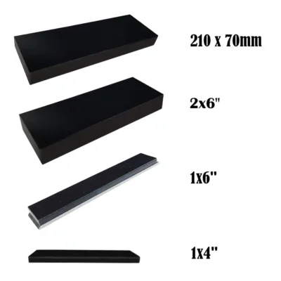 12 Micron Jende Nanocloth Bench Strop (Black) - Knife Sharpening Strop