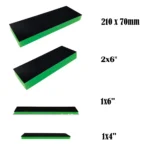 8 Micron Jende Nanocloth Bench Strop (Lime) - Knife Sharpening Strop