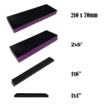 Jende Nanocloth Bench Strop 2 Micron (Purple) - Knife Sharpening Strop