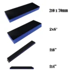 Jende Nanocloth Bench Strop 1 Micron (Blue) - Knife Sharpening Strop