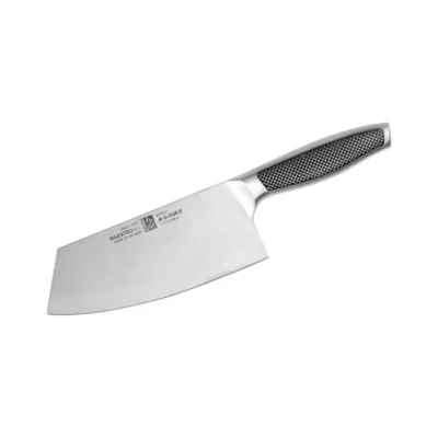 Maestro Wu Chinese Vegetable Cleaver with Matte Black Steel Handle (BF-4)