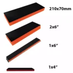 Nanocloth Bench Strops 0.025 Micron (Orange) - Knife Sharpening Strop