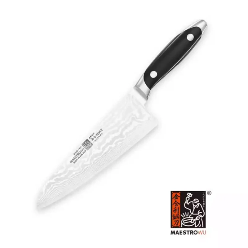 Maestro Wu Damascus 7" Gyuto Japanese Chef Knife (AMA-3)