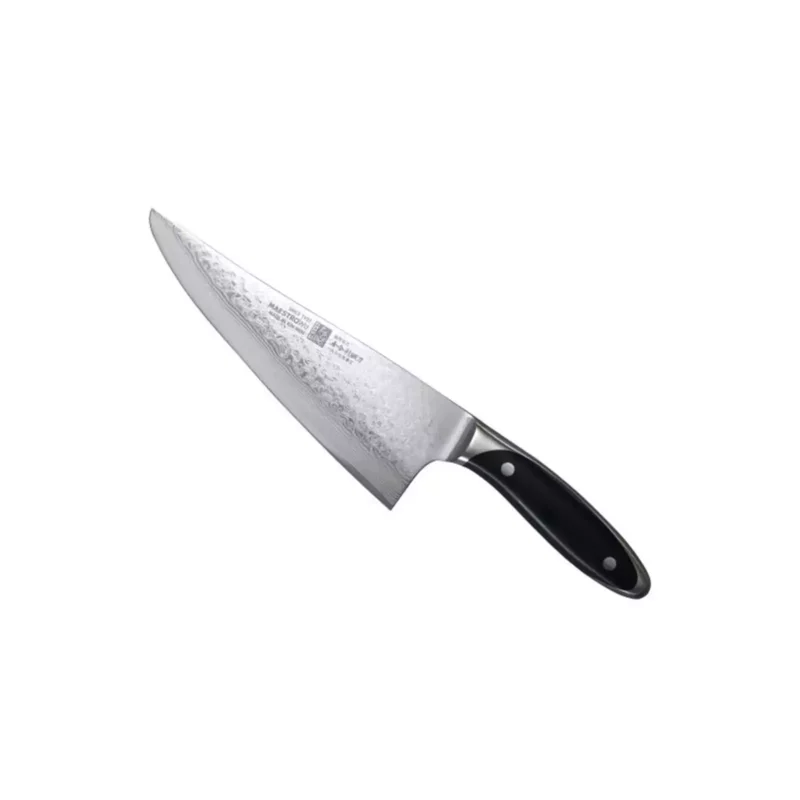 Maestro Wu 8″ Hybrid Style Damascus Chef Knife