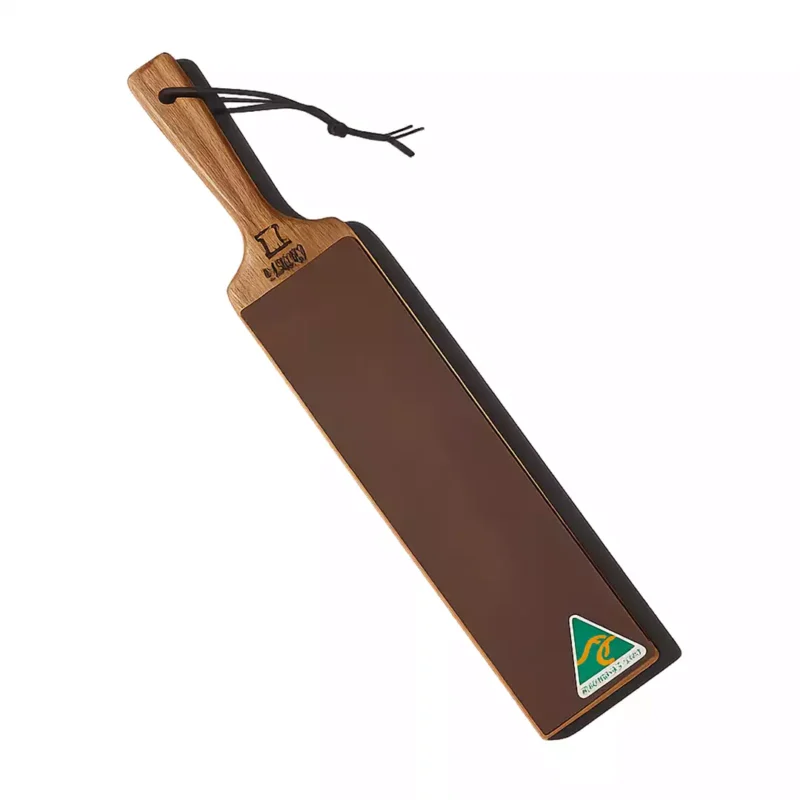 Sydney Strop Co. Double Sided Paddle Strop Brown Cow Leather Australian-Made