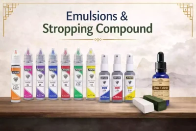Emulsions & stropping compound